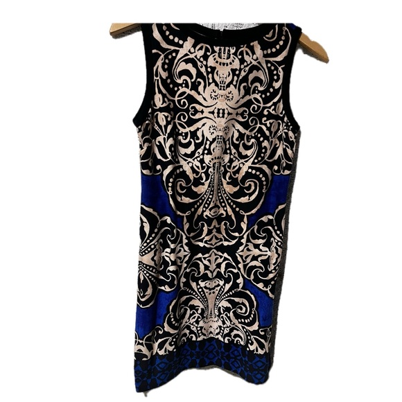 Black and White Graphic Embellished Tank Top - Picture 1 of 3